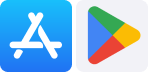 App Store and Google Play